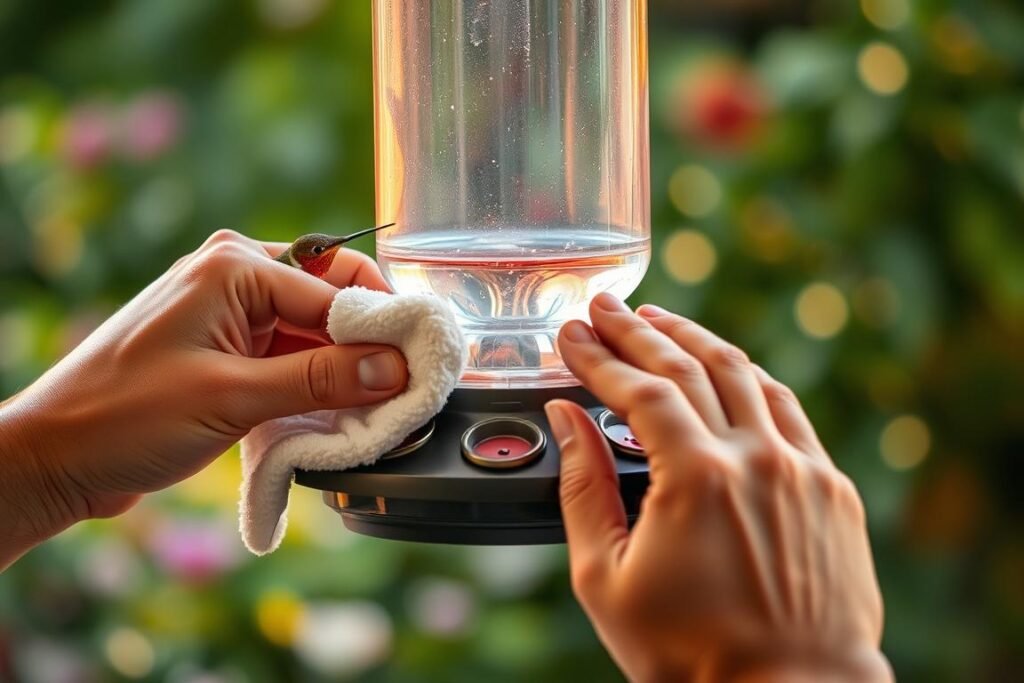 Hummingbird Feeder Maintenance