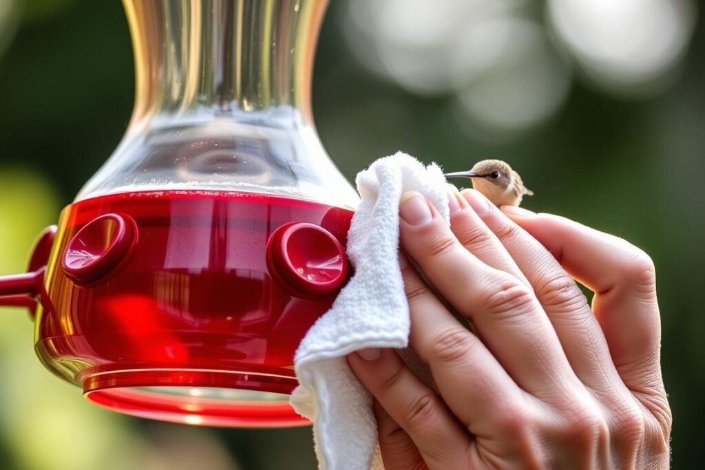 Hummingbird Feeder Maintenance