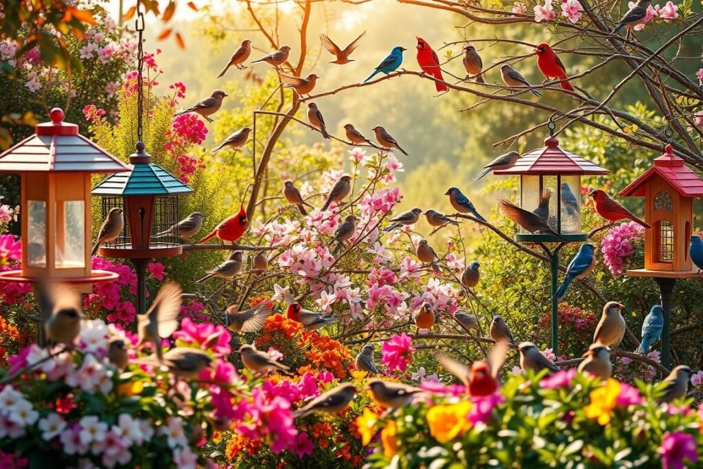 attracting different bird species